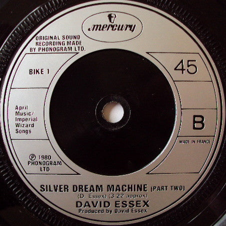 David Essex : Silver Dream Machine (7", Single, Fre)