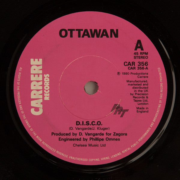 Ottawan : D.I.S.C.O. / Hands Up (7")