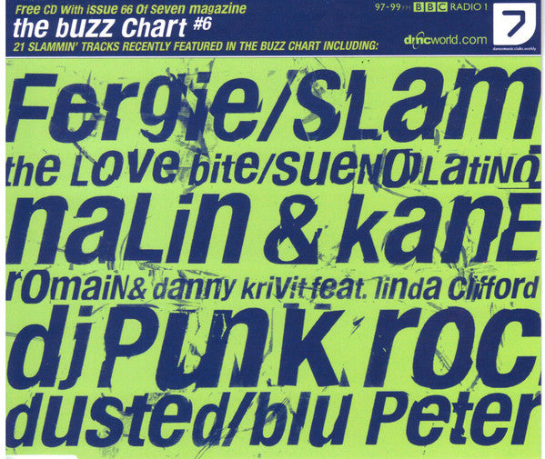 Various : The Buzz Chart #6 (CD, Comp, Mixed, Smplr)