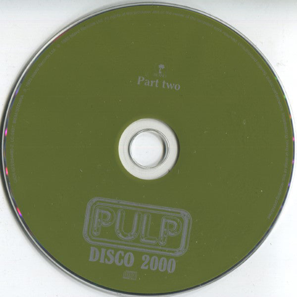 Pulp : Disco 2000 - Part Two (CD, Single, CD2)