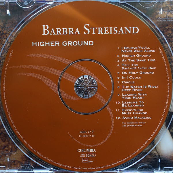 Barbra Streisand : Higher Ground (CD, Album)