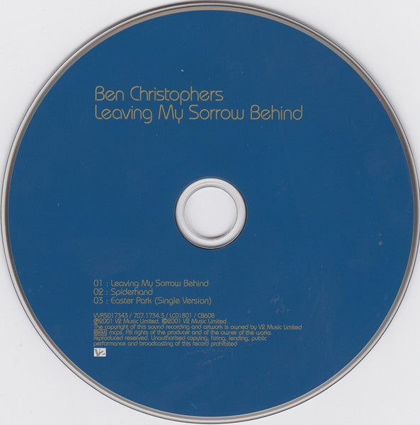 Ben Christophers : Leaving My Sorrow Behind (CD, Single)