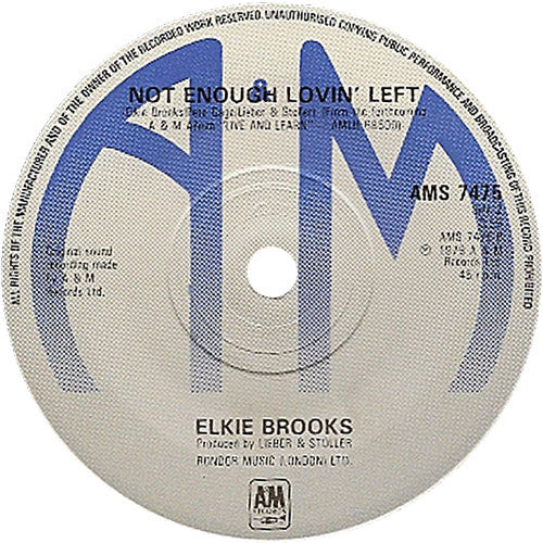 Elkie Brooks : He Could Have Been An Army (7", Single, Blu)