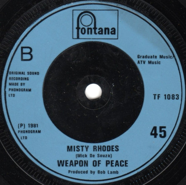 Weapon Of Peace : If (7")