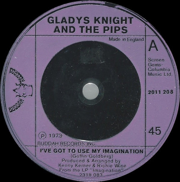 Gladys Knight And The Pips : I've Got To Use My Imagination (7")