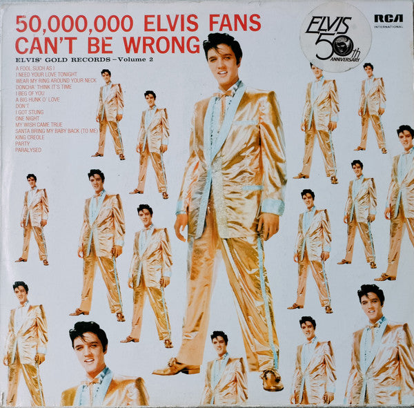 Elvis Presley : 50,000,000 Elvis Fans Can't Be Wrong (Elvis Gold Record - Volume 2) (LP, Comp, Mono, RE)