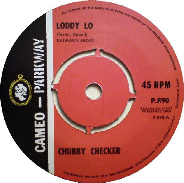 Chubby Checker : Loddy Lo (7", Single)