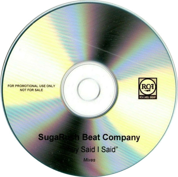 SugaRush Beat Company : They Said I Said (CDr, Single, Promo)