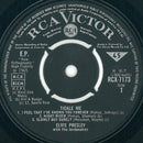 Elvis Presley With The Jordanaires : Tickle Me (7", EP, Mono)