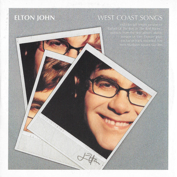 Elton John : West Coast Songs (CD, Comp, Promo)