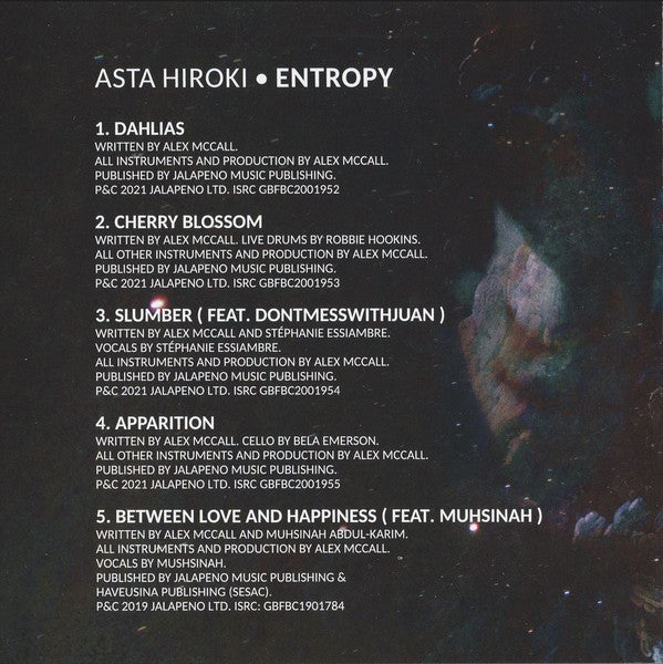 Asta Hiroki : Entropy (CD, Album)