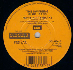 The Swinging Blue Jeans : Hippy Hippy Shake / You're No Good (7")