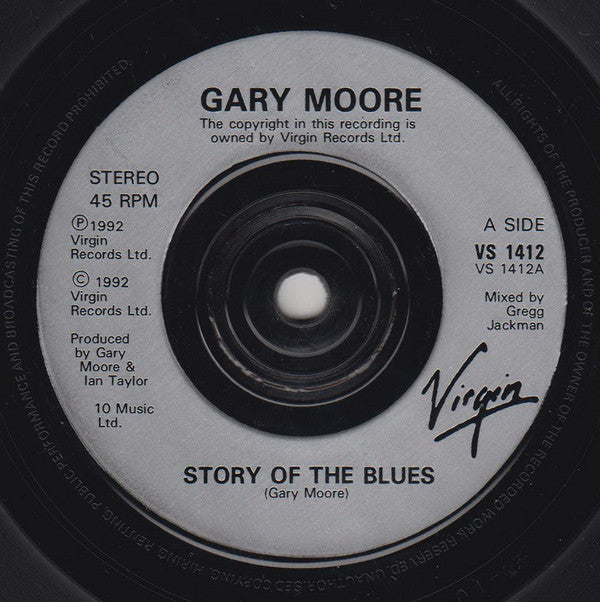 Gary Moore : Story Of The Blues (7", Single)