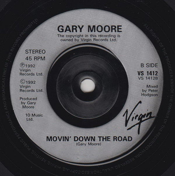 Gary Moore : Story Of The Blues (7", Single)