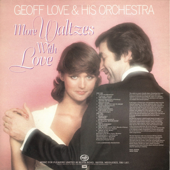 Geoff Love & His Orchestra : More Waltzes With Love (LP)
