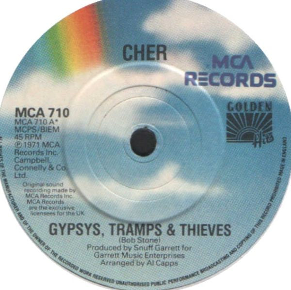 Cher : Gypsys, Tramps & Thieves / Dark Lady (7", Single)