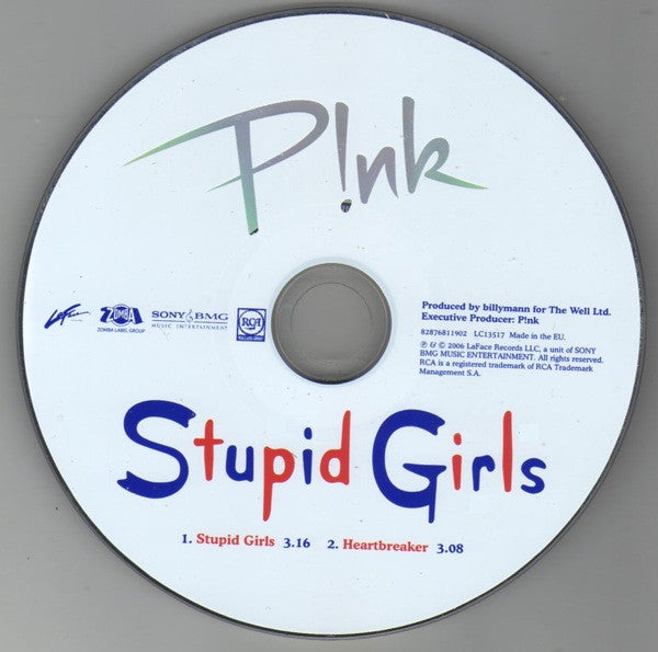 P!NK : Stupid Girls (CD, Single)