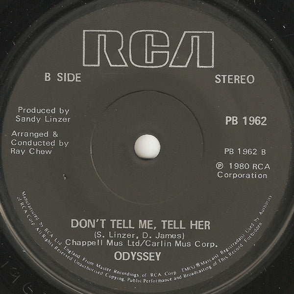 Odyssey (2) : Use It Up And Wear It Out (7", Single, Sol)