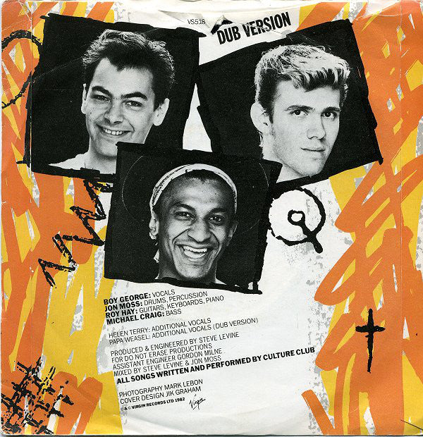 Culture Club : Do You Really Want To Hurt Me (7", Single, CBS)