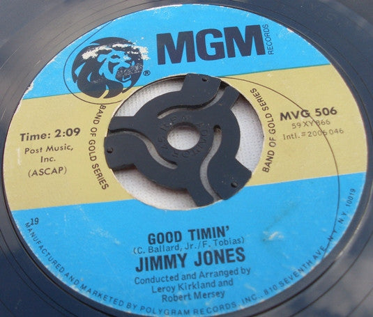 Jimmy Jones : Good Timin' / Handy Man (7", RE)