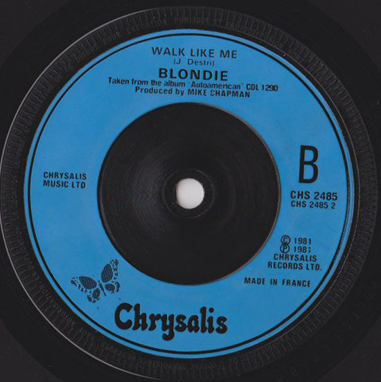 Blondie : Rapture (7", Single)