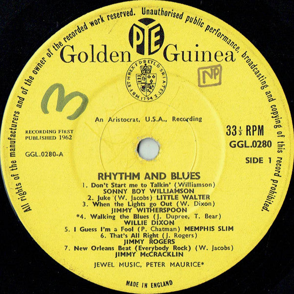 Various : Rhythm And Blues (LP, Comp)