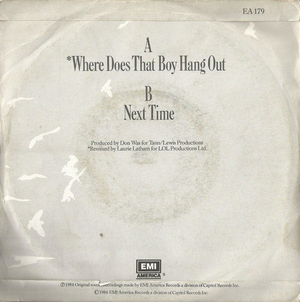 David Lasley : Where Does That Boy Hang Out (7")