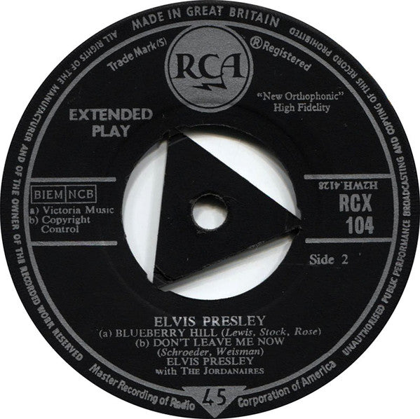 Elvis Presley : Elvis Presley (7", EP)