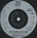 Michael Ball : Love Changes Everything (7", Single, Sil)