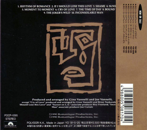 Gino Vannelli : Inconsolable Man (CD, Album)