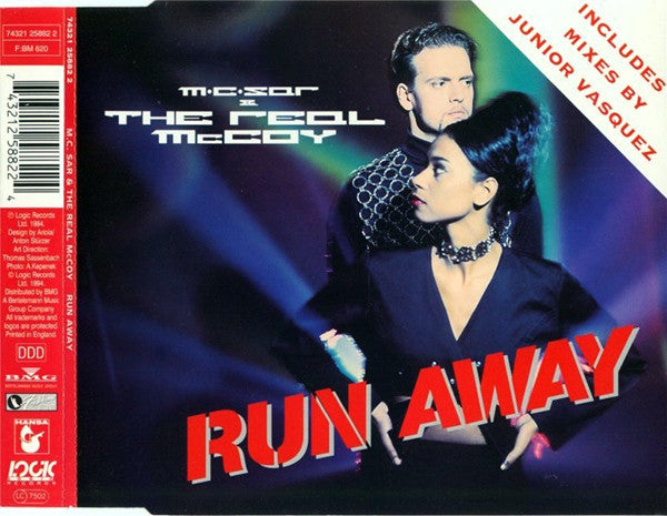 M.C. Sar & The Real McCoy* : Run Away (CD, Single)