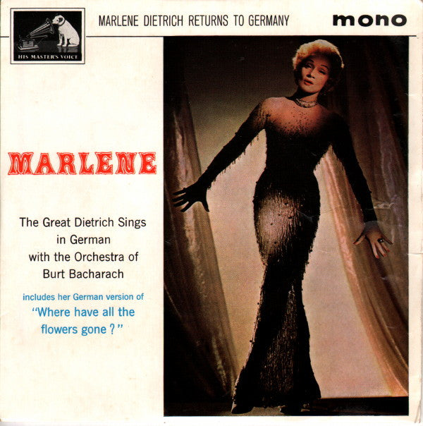Marlene Dietrich : Marlene Dietrich Returns To Germany (7", EP, Mono)