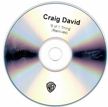 Craig David : 6 Of 1 Thing (CDr, Single, Promo)