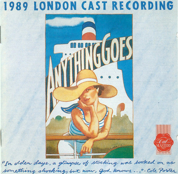 Various : Anything Goes: 1989 London Cast Recording (CD, Album, RE)