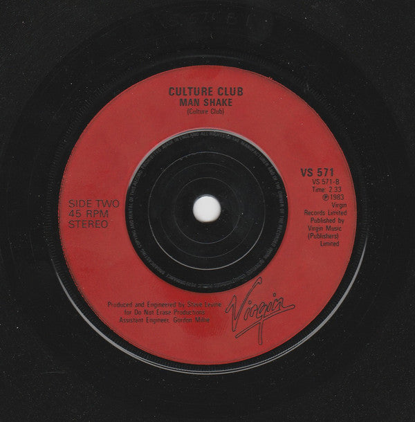 Culture Club : Church Of The Poison Mind (7", Single, Red)