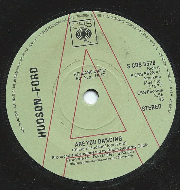Hudson-Ford : Are You Dancing (7", Single, Promo)