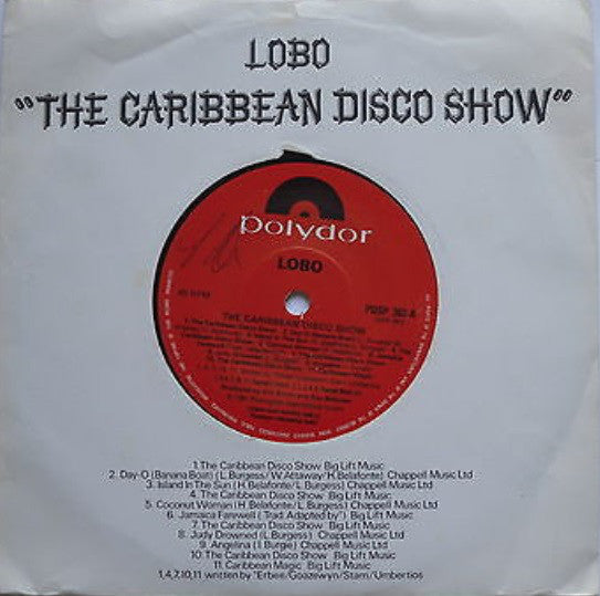 Lobo : The Caribbean Disco Show (7", Single)