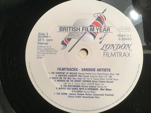 Various : Filmtracks - The Best Of British Film Music (2xLP, Comp, Gat)