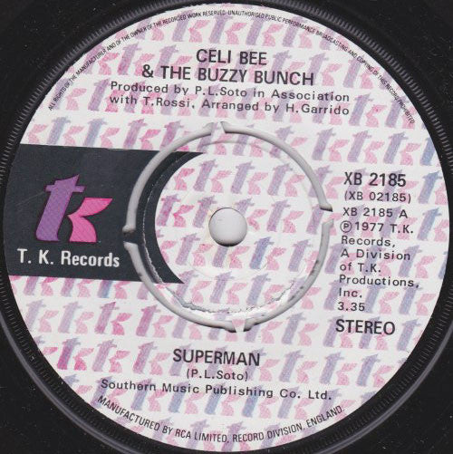 Celi Bee & The Buzzy Bunch : Superman (7", Single)