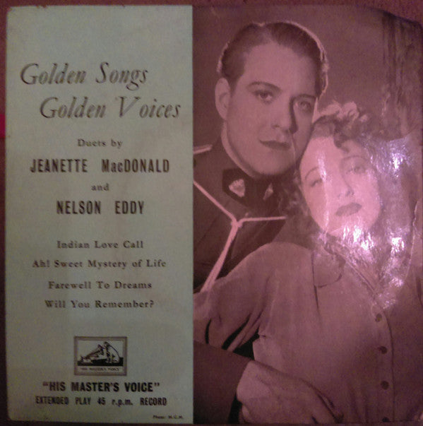 Jeanette MacDonald and Nelson Eddy : Golden Songs Golden Voices (7", EP)