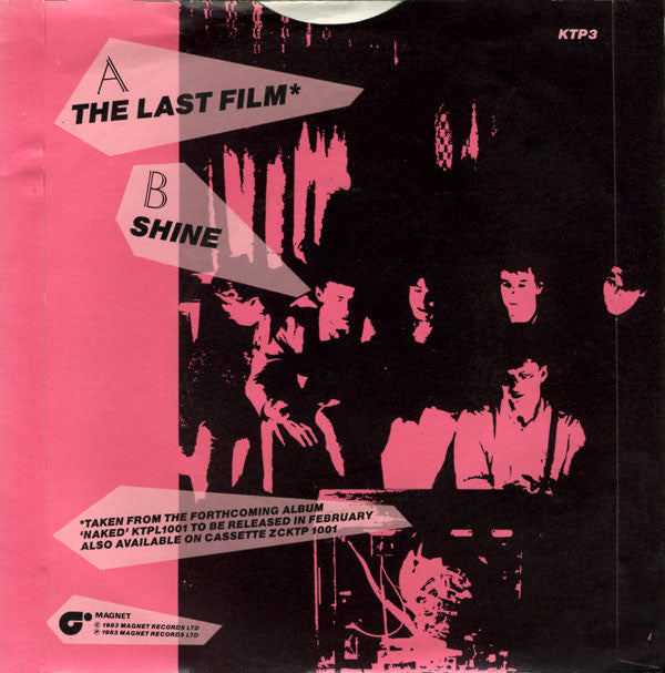 Kissing The Pink : The Last Film (7", Single)