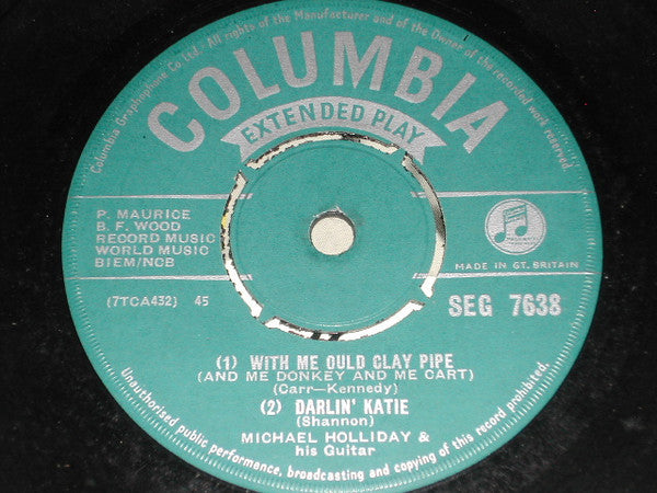 Michael Holliday : My Guitar And Me (7", EP, RP)