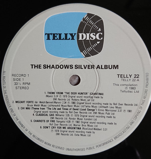 The Shadows : Silver Album (2xLP, Comp)
