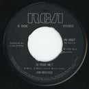 Jim Reeves : I Love You Because (7", Single, RE)