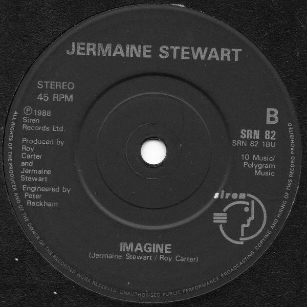 Jermaine Stewart : Get Lucky (7", Single, Bla)