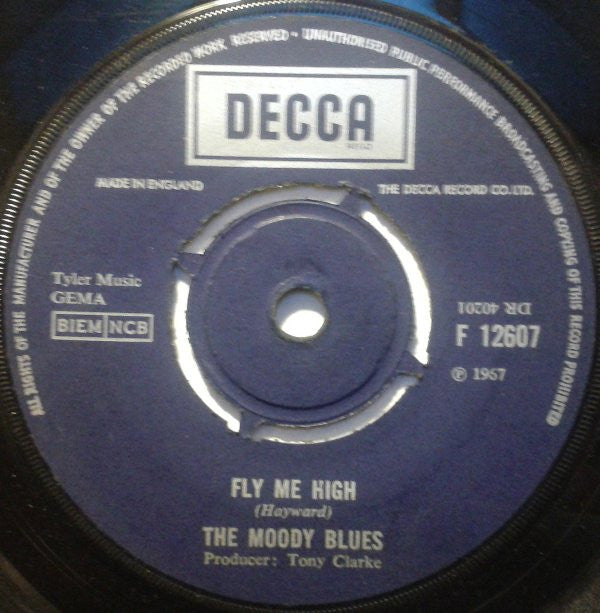 The Moody Blues : Fly Me High (7", Single)