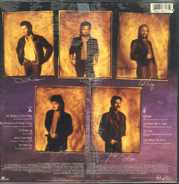 Restless Heart : Big Dreams In A Small Town (LP, Album)