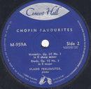 Frédéric Chopin - Vlado Perlemuter : Chopin Favourites (7")