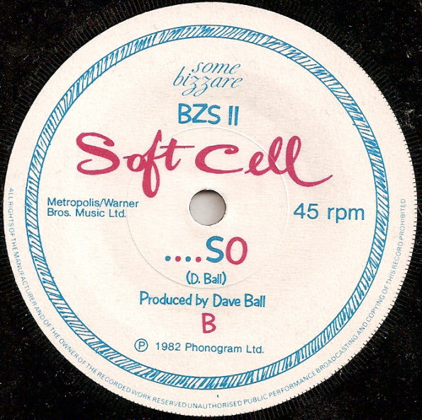 Soft Cell : What! (7", Single, Pap)