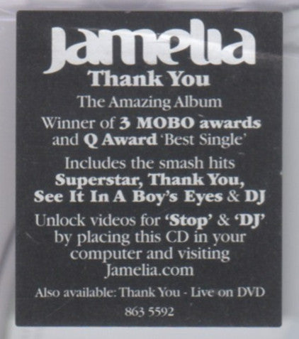 Jamelia : Thank You (CD, Album)